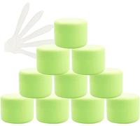 flaconi da viaggio per articoli da toilette， 12 barattoli cosmetici vuoti in plastica rosa da 50 ml con coperchio a vite, vasetto da 50 g con rivestimento interno for gel cosmetico da viaggio balsamo