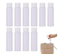 Flaconi da Viaggio per Cosmetici - 10 Pezzi Contenitori Liquidi per Trasporto - Dispenser Portatili Vuoti Antigoccia 30ml per Tonico Bagnodoccia Lozione Balsamo Detergente Viso Crema Liquido