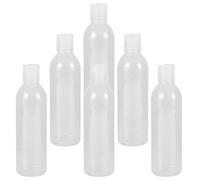 Flaconi da Viaggio Ricaricabili 250ml in Pet e Pp, 6 Pezzi