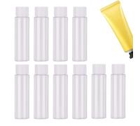 Flaconi Da Viaggio Ricaricabili Per Prodotti Da Toilette Kit Di 10 Flaconi Riutilizzabili, Dispensatori Portatili Vuoti Anti-Perdite 30 ml per Tonico Gel Doccia Lozione Balsamo Detergente
