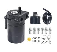 Flaconi Decanter Vapori Olio per Auto,Serbatoio di Raccolta Dell'olio,300ml in Alluminio Serbatoio del Carburante può Serbatoio di Stoccaggio Dell'olio con Filtro Dell'aria,per Una Varietà di Veicoli