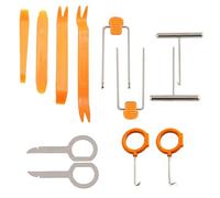 Flaconi Kit Smontaggio Plastiche Auto,Kit Smontaggio Pannelli Auto,Leve Plastica Smontaggio,Kit Auto,Adatto per Interni Automobilistici e Strumenti per la Rimozione di Elementi di Fissaggio