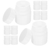 Flaconi per Medicinali in Hdpe 30ml, 12 Pezzi, Bianco | Tappo a Vite, Formato Compatto da Viaggio, Contenitori Leggeri per Dosi e Campioni, Facili da Trasportare