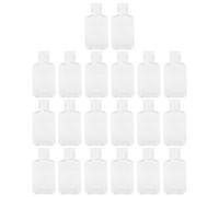 Flaconi Ricaricabili 60ml in Petg Coperchio, 20 Pezzi | Contenitori Vuoti per Toner e Gel Mani, Chiusura Anti-perdita, Design a Conchiglia, per Borsa Palestra e Outdoor