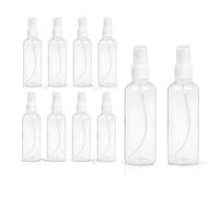 Flaconi spray10 di 50 ML Bottiglie vaporizzate Spruzzino Nebulizzatore Piccolo Bottigliette Nebulizzatore Spray Atomizzatore vuoto da viaggio,Contenitori liquidi ricaricabili per Profumo & liquidi