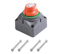 Flaconi Staccabatteria Stacca Batteria 12v, Interruttore Batteria Spegnimento Isolatore 12v, Adatto per Auto, ATV, UTV, Roulotte (EIN-1 | EIN-2 | AUS)