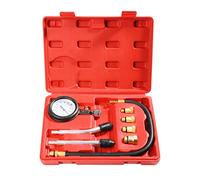 Flaconi Tiester Di Compressione Per Motore per Automobili,Kit Professionale per Tester di Compressione per Motori a Benzina,Set con Tester di Compressione Professionale per Automobili e Motocicli