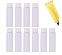 Flaconi Vuoti Da Viaggio,10x Accessori da Viaggio - Dispenser Ricaricabile Portatile Antigoccia Accessori Per Balsamo Crema Liquida Detergente Doccia Tonico Shampoo