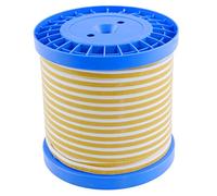 fladiba - Die schnelle Guarnizione - PTFE di flachdich Tungs Band - Morbido/formbar - Bianco - Bobina - 10 X 3 mm - da un lato autoadesivo