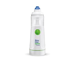 Flaem, Rhino Clear Sprint, Doccia Nasale Portatile, Lavaggio Nasale Bambini e Adulti, Trattamento delle Alte Vie Respiratorie per Raffreddori, Sinusite e Allergie, Funzionamento a Pile, Made in Italy