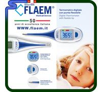 FLAEM TERMOMETRO DIGITALE CON SONDA FLESSIBILE GRANDE DISPLAY RETROILLUMINATO