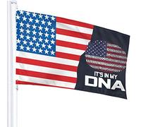 Flag 3 X 5 American It's In My DNA 100% Poliestere Singolo Strato Bandiere Traslucide 90 X 150 Cm