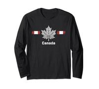 Flag Canada Flag Canadian Canada Vancouver Montreal Maglia a Manica