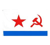 Flag della Marina Sovietica Flag 'Unione Sovietica USSR Flag 'Esercito Russo Militare 'Unione Sovietica CCCP Bandiere Navali con Contanti in Ottone 90x150 Cm