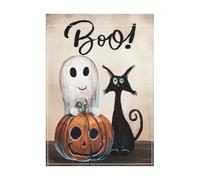 Flag Di Halloween - Banner Da Giardino Inquietante | Design Di Fantasma Spettrale | Accento Per Il Cantiere Festivo Per Esposizione Di Feste | Decorazione Esterna Interna Stagionale Per
