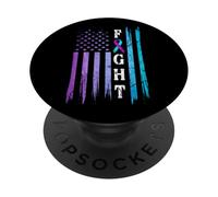 Flag di prevenzione del suicidio Fare di consapevolezza Wear PopSockets PopGrip Adesivo