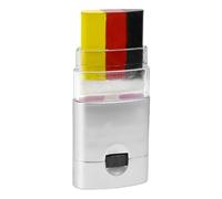 Flag Face Paint, 3 Colors National Flag Make-up, Washable Pride Face Marker, Rainbow Face Paint, Patriotic Face Paint Stick for All Sporting and National Events (Germany)