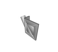 Flag Holder Bracket for 1-inch Pole Adjustable Mount with M6 Knob