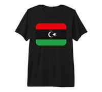 Flag Libya Maglietta Premium