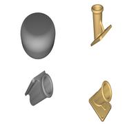 Flag Mount Holder with 45 Degree Angle Support for 24mm Display and Decoration