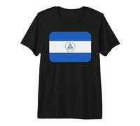 Flag Nicaragua Maglietta Premium