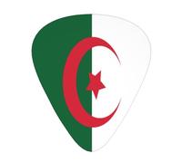 Flag of Algeria - Confezione da 12 plettri per chitarra, 4 pezzi in ciascuna delle 3 misure, adatti per una vasta gamma di strumenti a corda