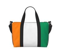 Flag of Cote d'Ivoire - Borsa da viaggio da donna, a tracolla, casual, con cerniera, adatta per lavoro, viaggi, fitness, viaggi