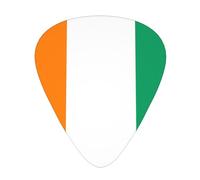 Flag of Cote D'Ivoire Plettri per chitarra, 12 pezzi, per ukulele, basso, accessori