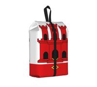 Flag of Gibraltar - Borsa per scarpe da viaggio, impermeabile, 3 in 1, per scarpe da ginnastica
