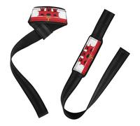 Flag of Gibraltar Polsiere e cinghie di sollevamento 66 cm Power Workout Stacchi Strap per sollevamento pesi, bodybuilding,