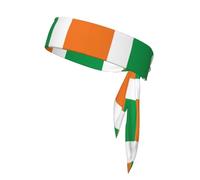 Flag of Irish Tie Headband for Women & Men - Stylish Sports Head Tie, Suitable for Various Sports Activities