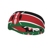 Flag of Kenya - Fascia per il sudore sportiva, traspirante, ad asciugatura rapida ed elastica, unisex