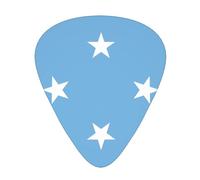 Flag of Micronesia Plettri per chitarra, 12 pezzi, per ukulele, basso, accessori