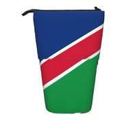 Flag of Namibia - Astuccio portamatite espandibile con supporto, tessuto Oxford multi-design, altezza regolabile, borsa cosmetica multiuso