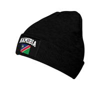 Flag of Namibia Unisex Beanie in Maglia Traspirante Berretto Invernale Elastico Berretto per Tutte Le Stagioni Moto Sci