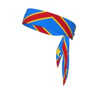 Flag of the Congo Sport - Fascia per capelli anti-sudore e antiscivolo, per uomini e donne, per allenamento, corsa, sport