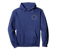 Flag of The European Union EU Europe Ring of Stars Felpa con Cappuccio