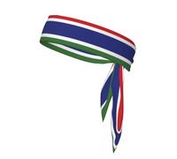 Flag of The Gambia Sport - Fascia per capelli anti-sudore e antiscivolo, per uomini e donne, per allenamento, corsa, sport