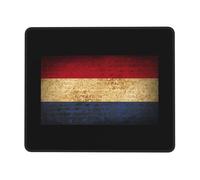 Flag of The Netherlands Mousepad Comodo Tappetino per Mouse Bordi Cuciti Tappetino Scrivania per Computer Casa Laptop 25X30Cm