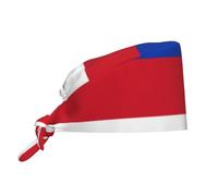 Flag of The Sorbs - Berretto da lavoro regolabile, con elastico sul retro, unisex, perfetto per infermieri e chef