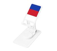 Flag of The Sorbs - Supporto da scrivania regolabile per iPhone e tutti i telefoni, rotazione a 360°, pieghevole integrato, base quadrata