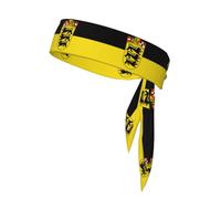 Flag of The State of Baden-Württemberg Tie Headband for Women & Men - Stylish Sports Head Tie, Suitable for Various Sports Activities