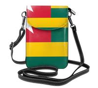 Flag of Togo - Borsa a tracolla leggera multi tasca con chiusura magnetica, adatta per viaggi e uso quotidiano