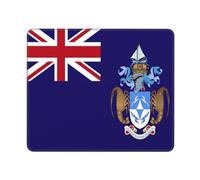 Flag of Tristan da Cunha Print Mouse Pad Lavabile Tappetino per Mouse Durevoli Mousepad per Laptop Pc Gaming 25X30Cm