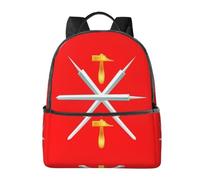 Flag of Tula Oblast - Zaino da viaggio leggero con custodia per laptop