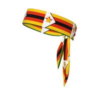 Flag of Zimbabwe - Fascia per la testa sportiva, traspirante, ad asciugatura rapida e leggera, per fitness ed esercizio fisico