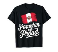 Flag Peru Girl Peruvian Sud America Paese Maglietta