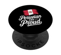 FLAG PERU Girl Peruvian Sud America Paese PopSockets PopGrip Adesivo