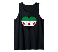 FLAG SIRIA DI REGALO SIRIA VINTAGE Damasco Siriano Canotta