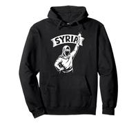 FLAG SIRIA DI REGALO SIRIA VINTAGE Damasco Siriano Felpa con Cappuccio